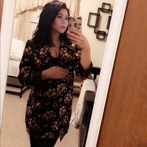 Charlotte Russe flower blazer